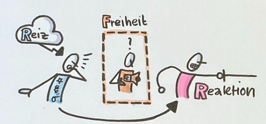 „Zwischen Reiz und Reaktion liegt Freiheit.“